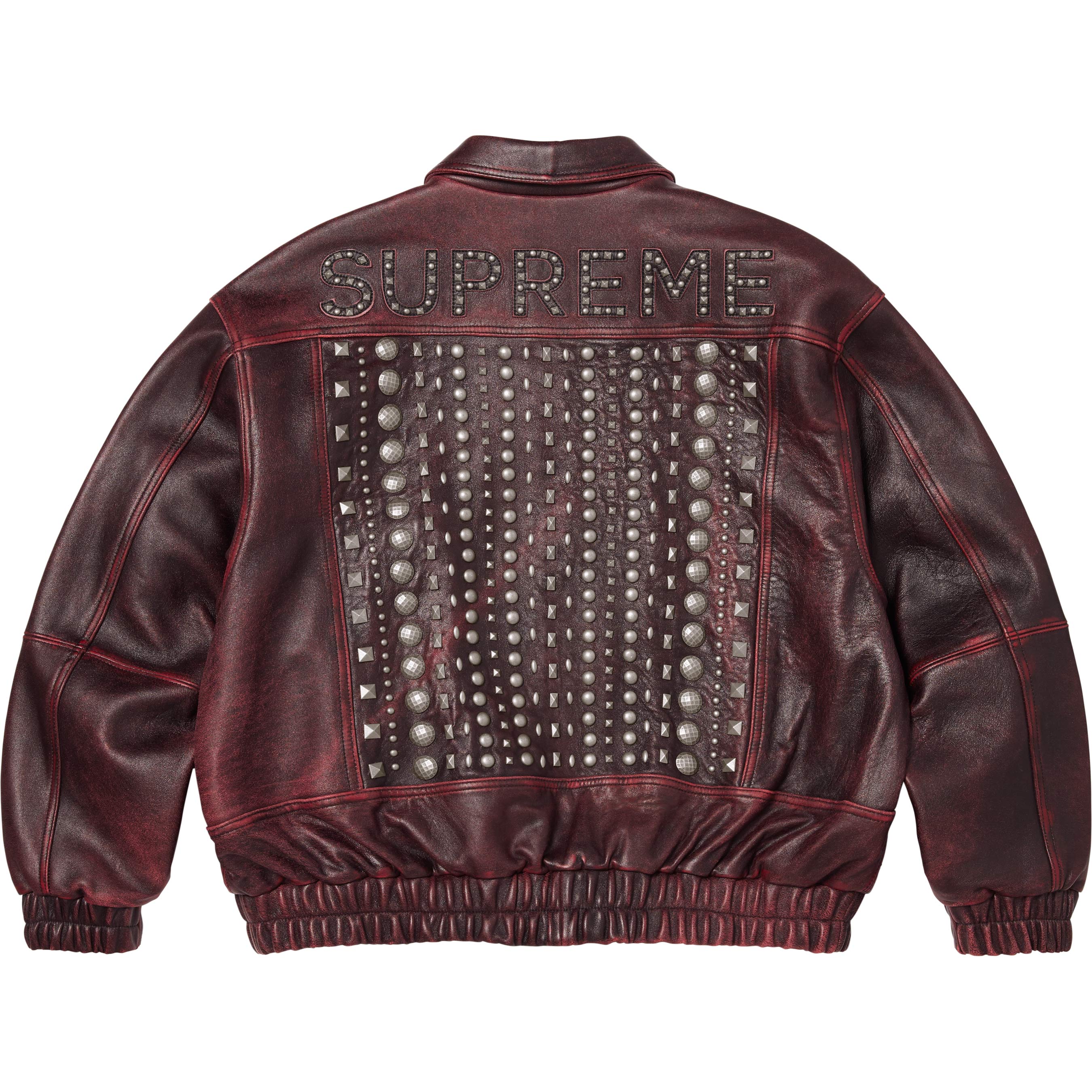 Multi Studded Leather Jacket view 14